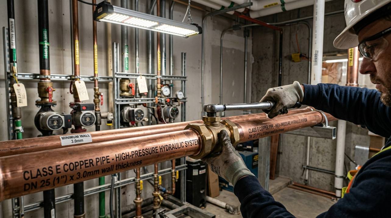 Desvendando o Tubo de Cobre Classe E: Propriedades, Aplicações e Conformidade com Normas Técnicas para Instalações Hidráulicas Seguras