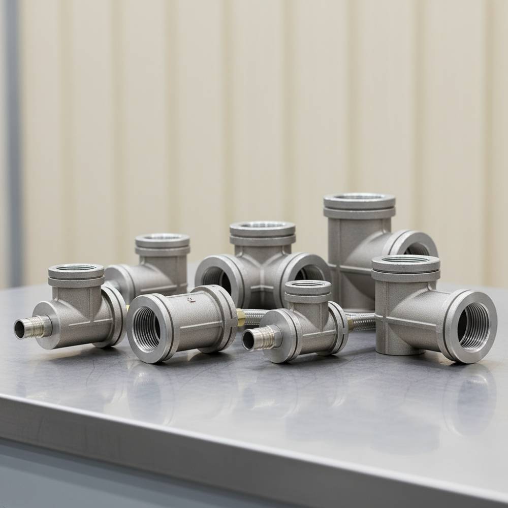 Diversos modelos de Condulete EX Elecon, como tipo E, C e LL, mostrando a versatilidade de conexões