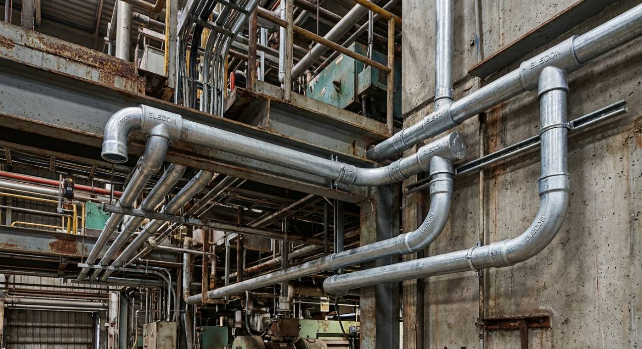 Eletrodutos Galvanizados: Durabilidade, Aplicações e Proteção em Ambientes Desafiadores