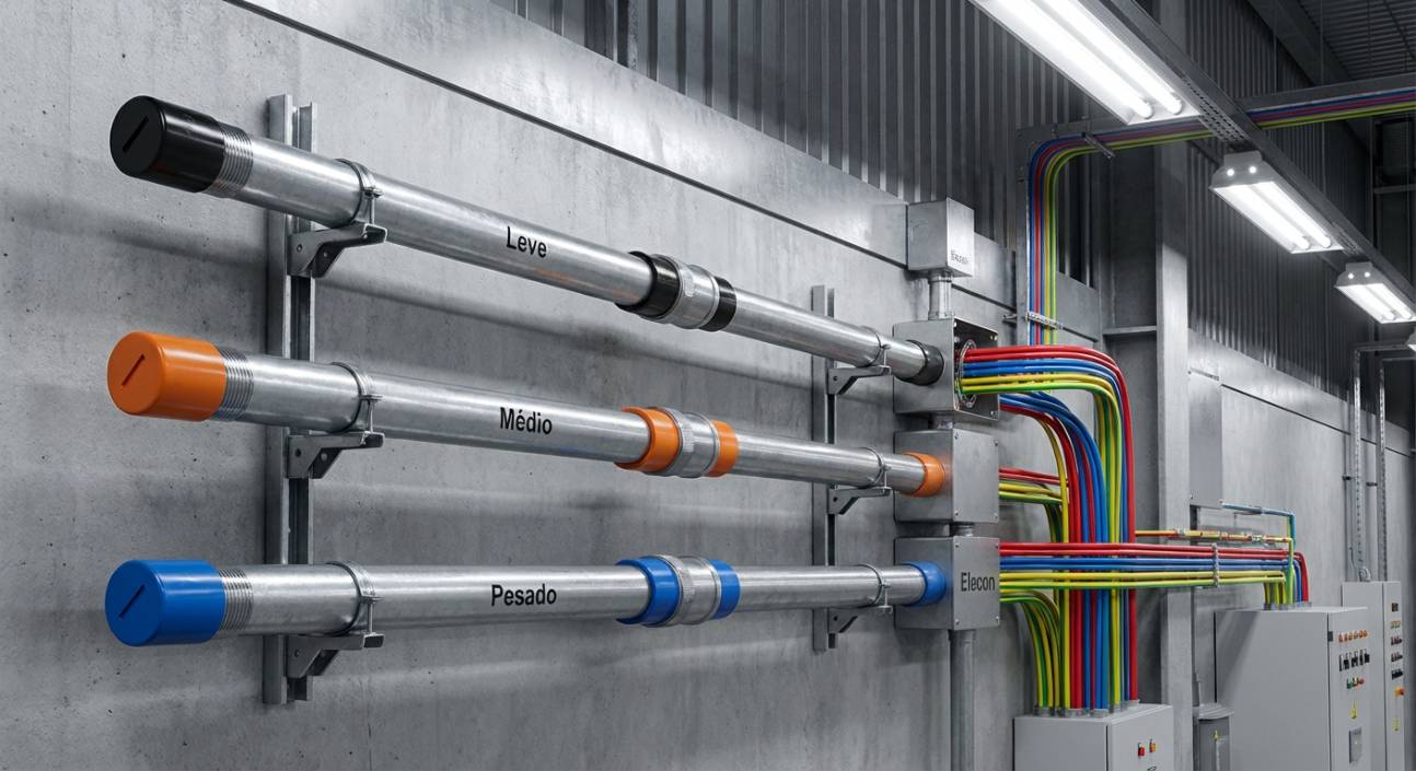 Guia Completo: Escolhendo e Aplicando Eletroduto Pré-Zincado em Sua Obra