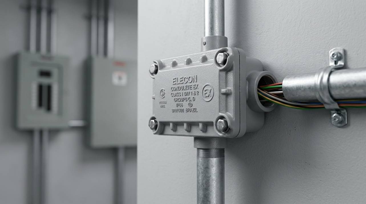 Condulete EX: Conformidade, Segurança e Capacidade Interna para Instalações Elétricas em Áreas Classificadas