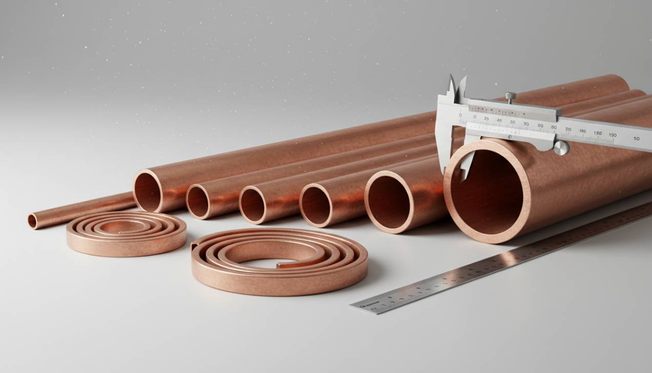 Tubo de Cobre Classe E: Características Físicas, Diâmetros e Normas Técnicas